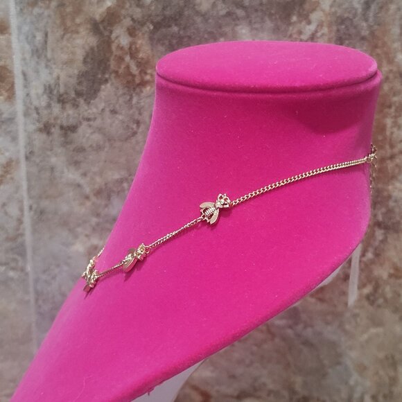 Park Lane Seven Bee Necklace Gold Tone - Picture 6 of 10